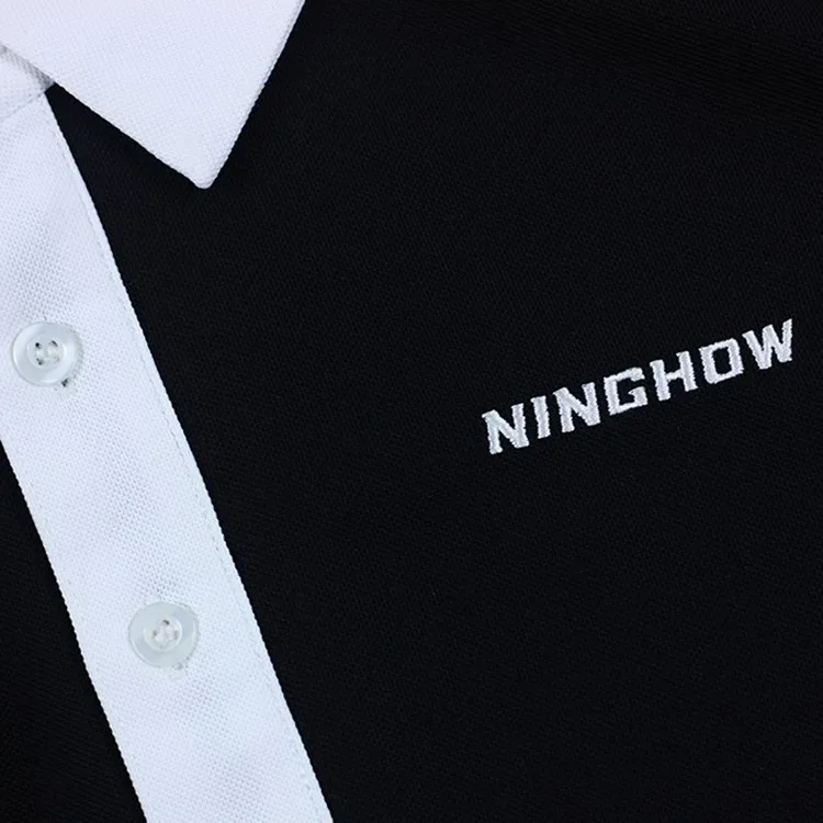 Pique fabric golf polo shirts - Image 3