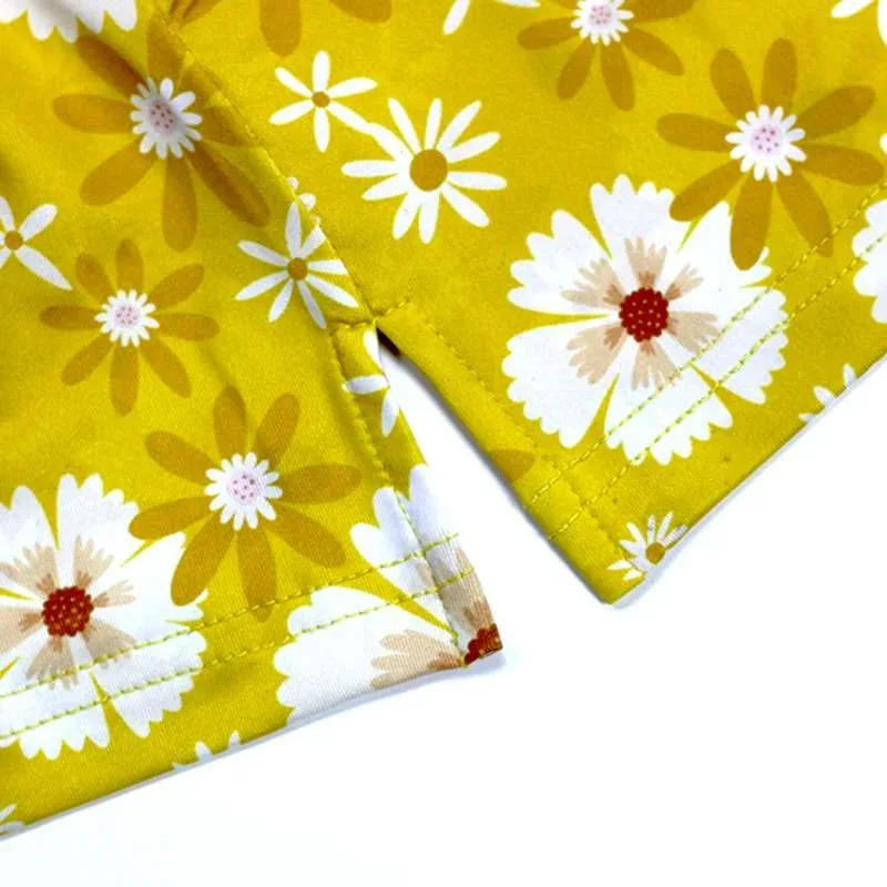 Sublimation Yellow Dasisy Polo Shirts - Image 6