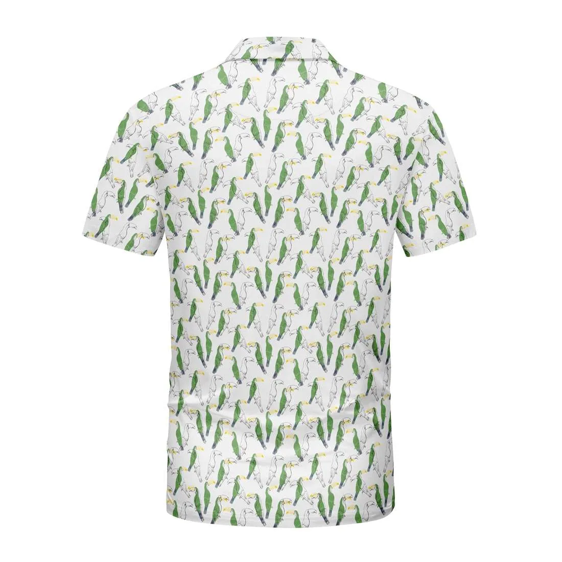 bird print polo shirt wholesale (1)