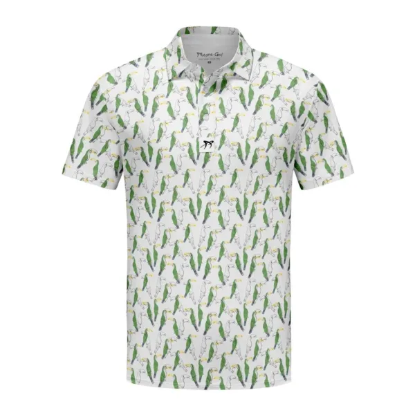bird print polo shirt wholesale (2)