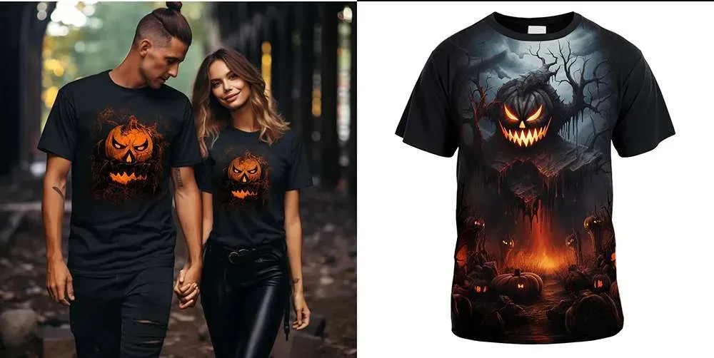 halloween t shirts for adults a 1 jpg Customized Halloween T-Shirt