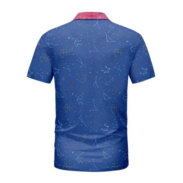 starry sky printed polo shirt wholesale (1)