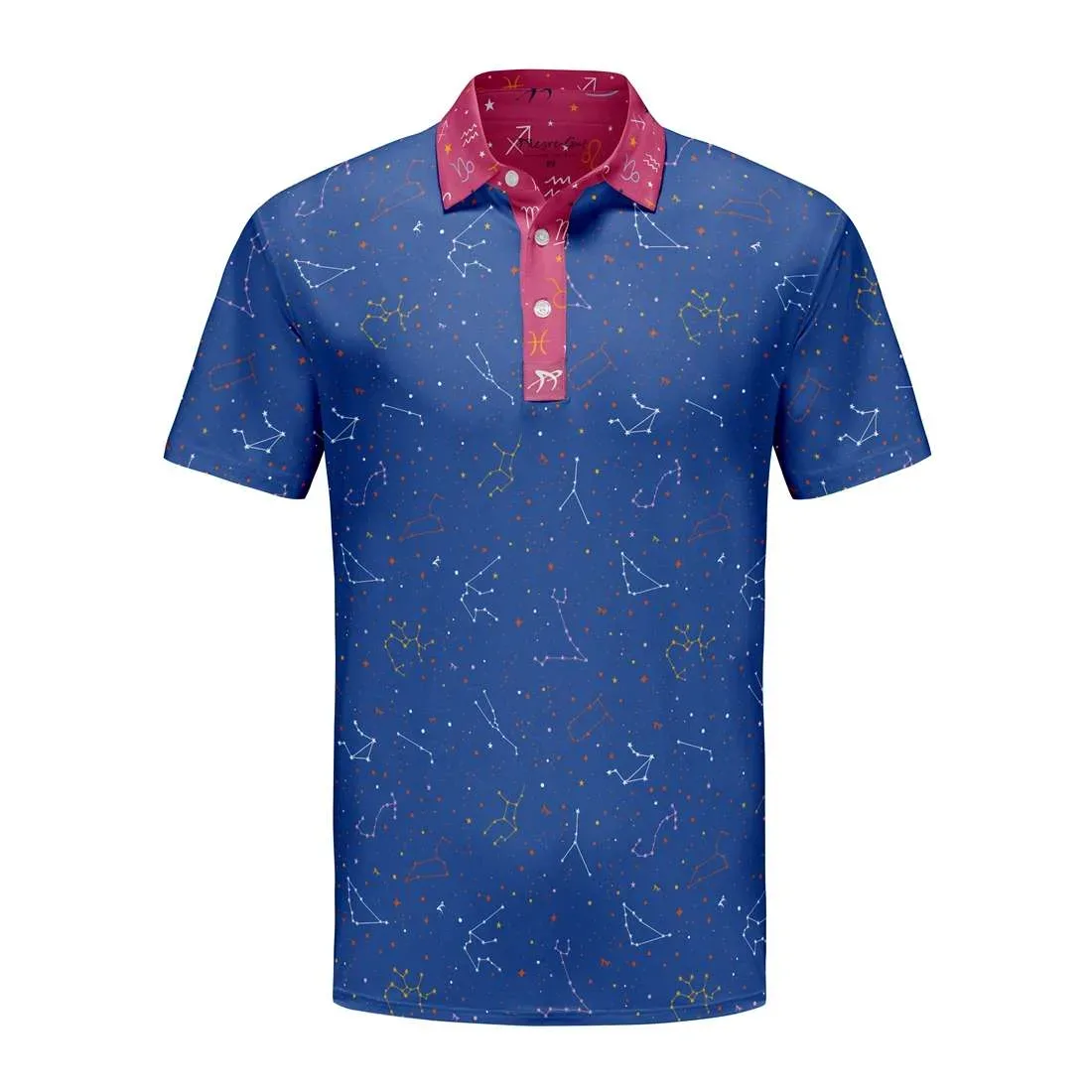 starry sky printed polo shirt wholesale (2)