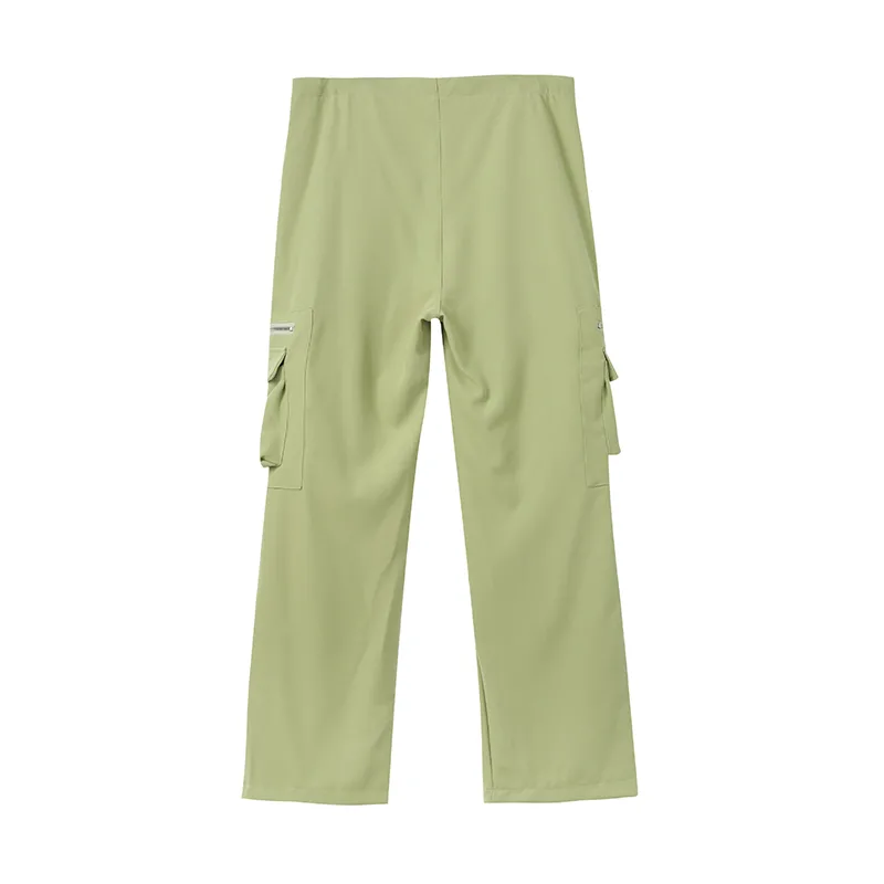 women green cargo pants (3)