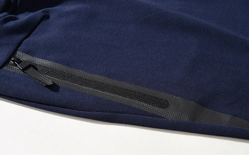 shorts for the beach 6 jpg Close-up of navy hoodie with zipper detail