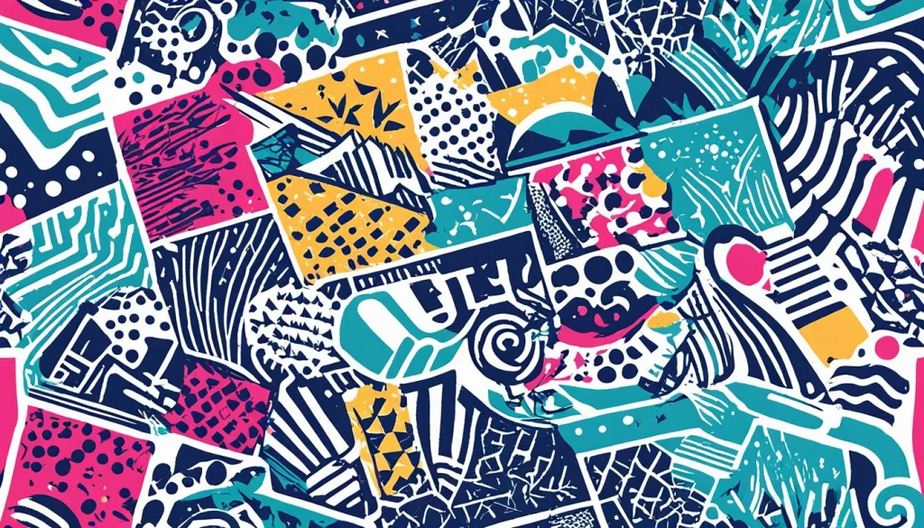 Abstract patterns custom t-shirt example Abstract patterns custom t-shirt example
