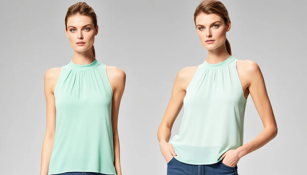breathable high neck tank top breathable high neck tank top