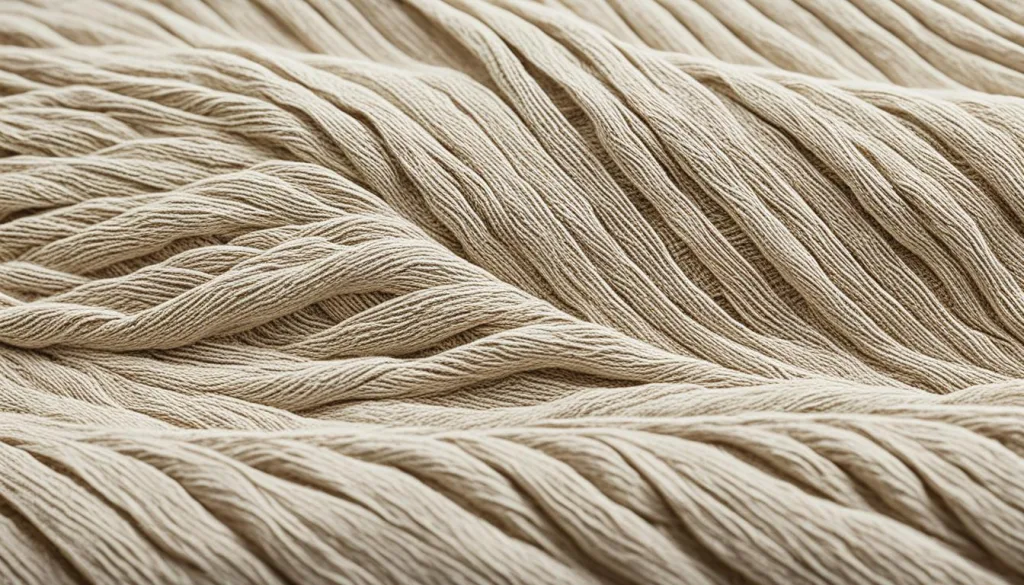Linen fabric showcasing its natural texture Linen fabric showcasing its natural texture