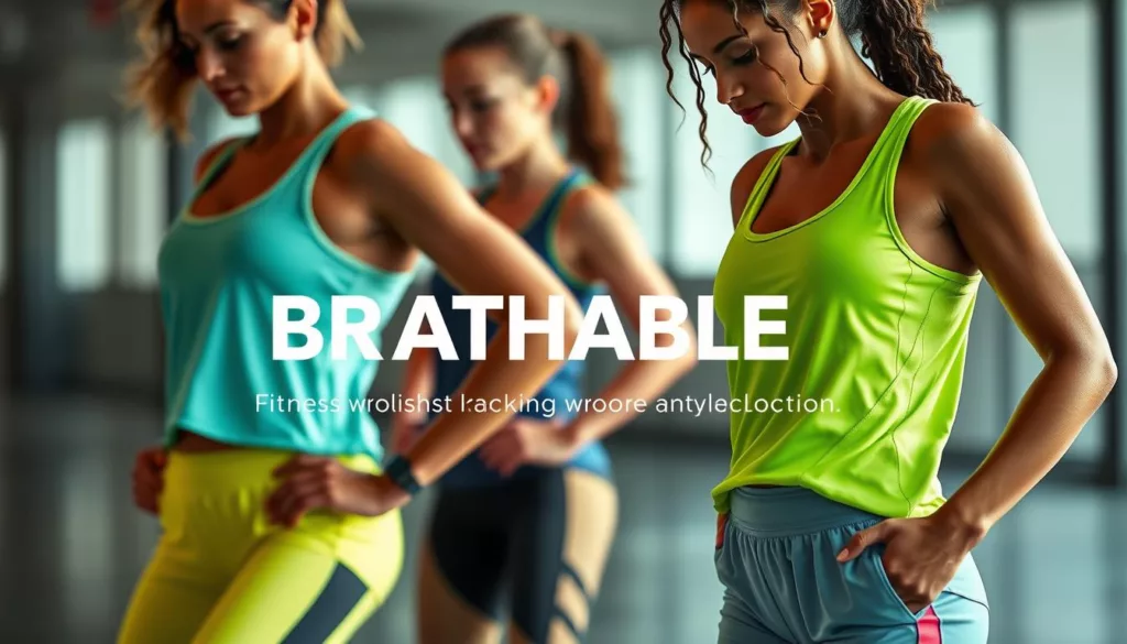 Breathable fitness clothing Breathable fitness clothing