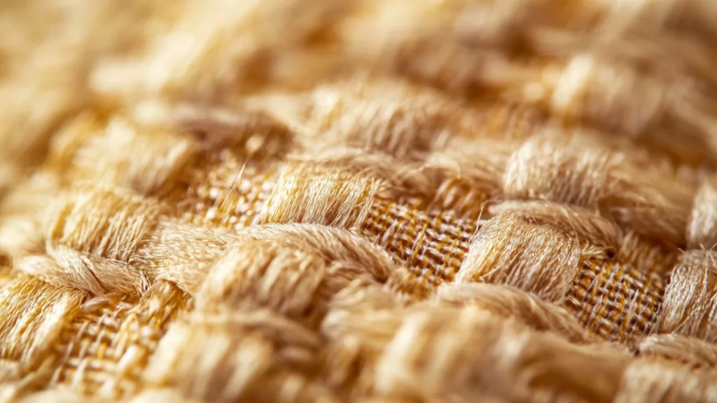 Close Up of Jacquard Fabric Weave a Close Up of Jacquard Fabric Weave a