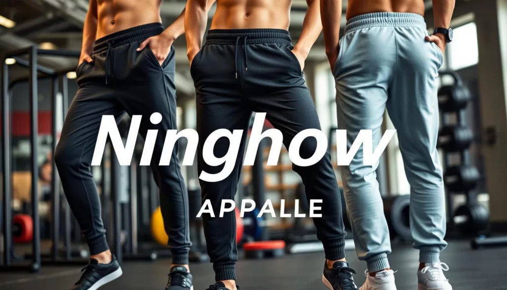 Custom logo joggers for fitness studios Custom logo joggers for fitness studios