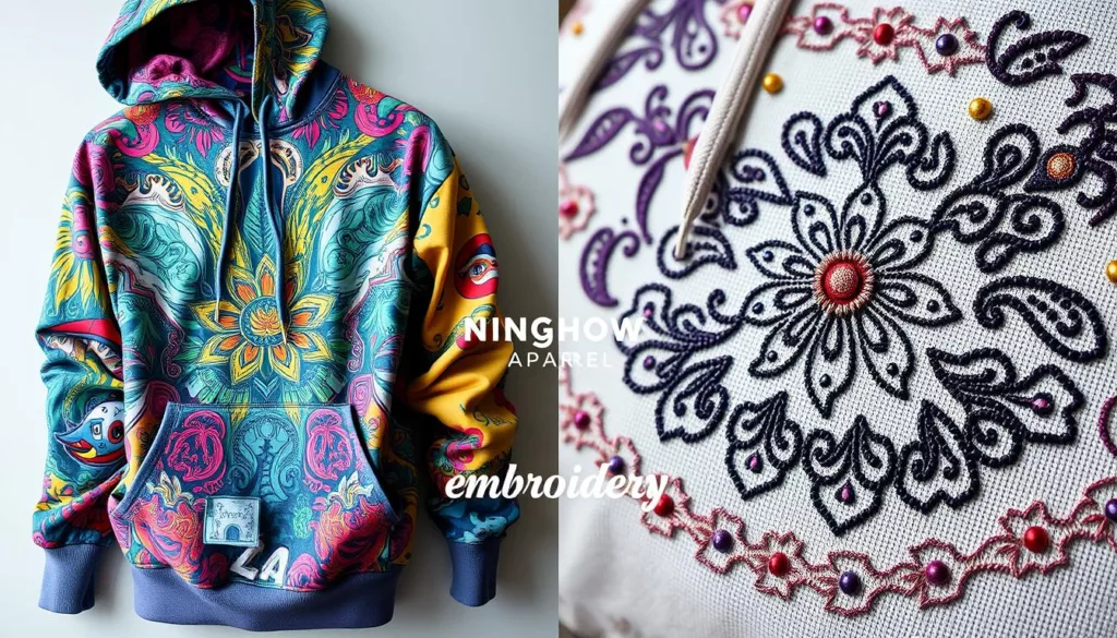 Hoodie Printing vs Embroidery Hoodie Printing vs Embroidery