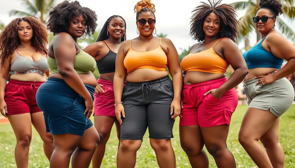 Inclusive sizing in shorts for all sizes Inclusive sizing in shorts for all sizes