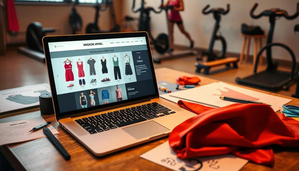 Ordering athletic wear Ordering athletic wear