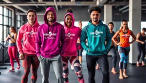 Personalized athleisure for fitness centers Personalized athleisure for fitness centers