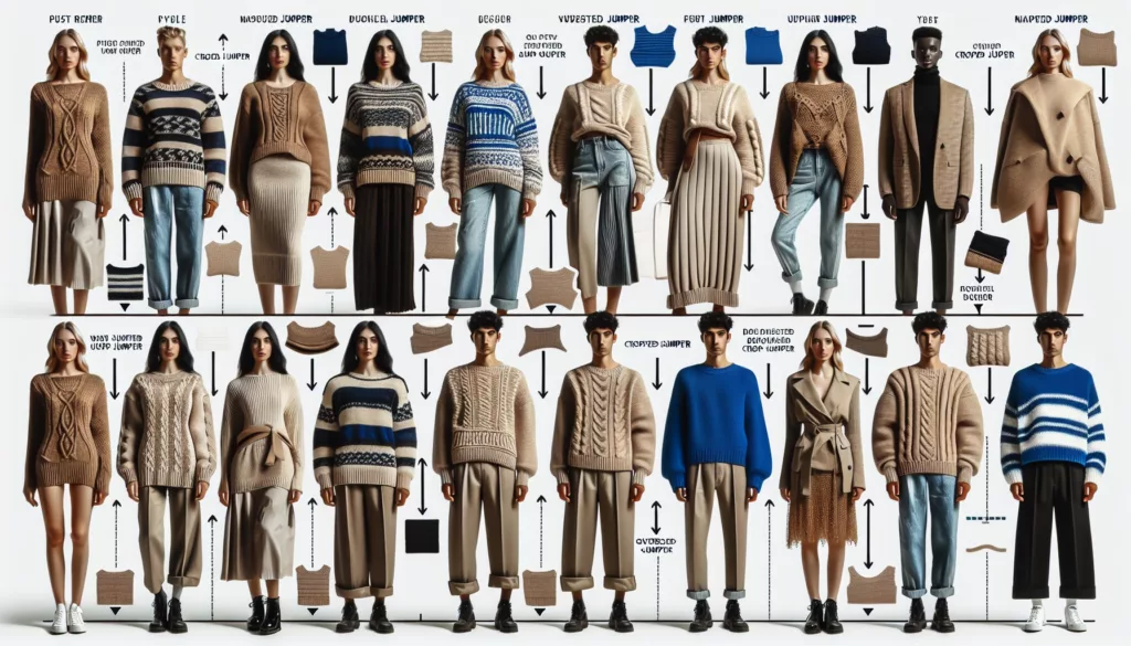 Types of Jumper Clothing Types of Jumper Clothing