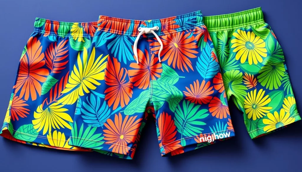 Vibrant colors and bold prints in shorts fashion Vibrant colors and bold prints in shorts fashion
