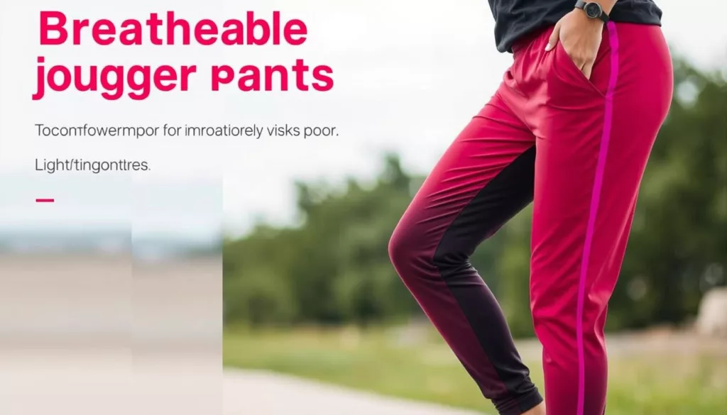 breathable jogger pants with moisture-wicking fabric breathable jogger pants with moisture-wicking fabric