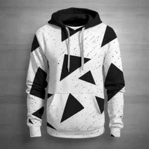 Custom Black and White Hoodies for Teams & Brands