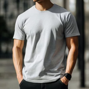 Classic Grey T-Shirts – Comfortable & Customizable