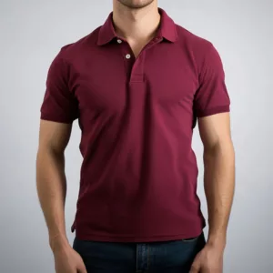 Classic Maroon Polo Shirts – Versatile & Comfortable