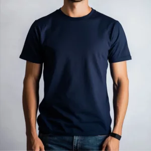Premium Navy Blue T-Shirt | Custom & Wholesale Options