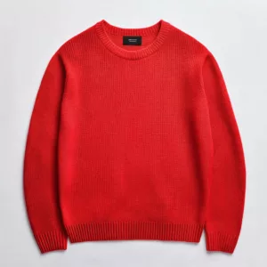Cozy Red Sweater Pullover - Custom Wholesale