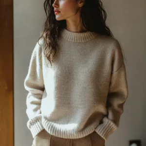 Women’s Wool Pullover Sweater - Custom Wholesale