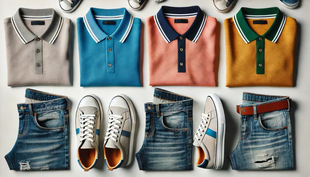 Different outfit styles featuring vintage polo shirts Different outfit styles featuring vintage polo shirts