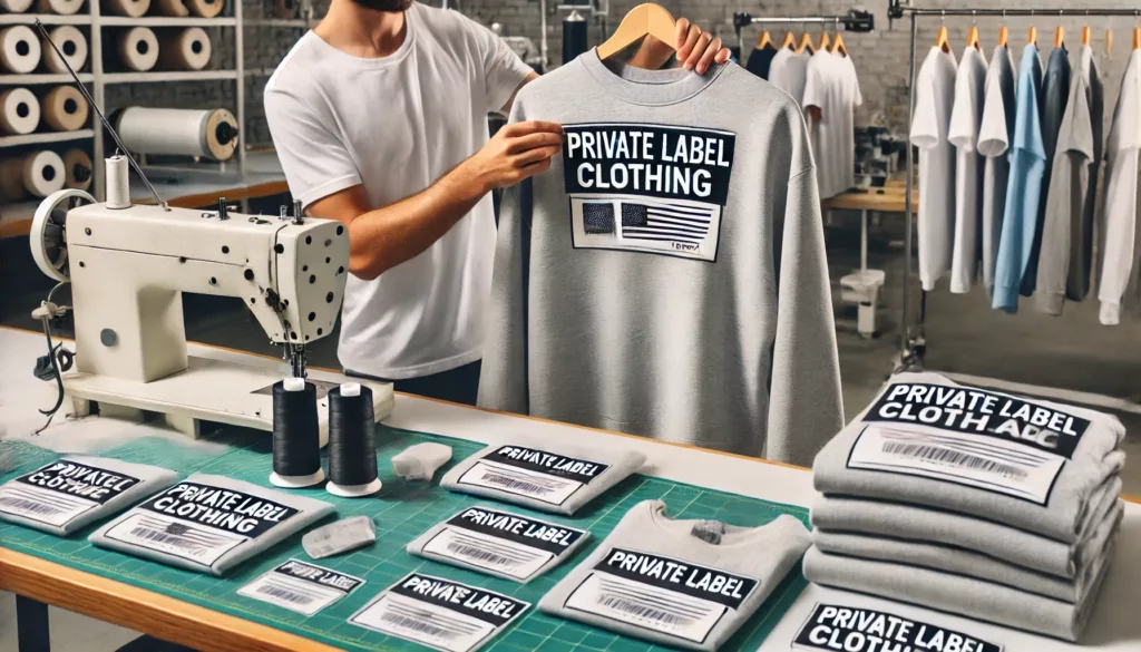 Private label clothing production with customizable blank T shirts and hoodies Private label clothing production with customizable blank T shirts and hoodies