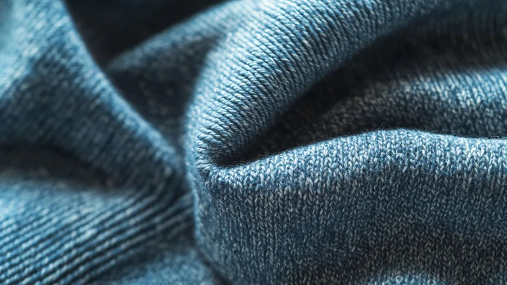 Close up of a cozy sweatshirt showcasing its soft fabric and casual design b Close up of a cozy sweatshirt showcasing its soft fabric and casual design b
