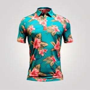 Custom Hawaiian Golf Polo Shirts – Breathable & Stylish Sportswear