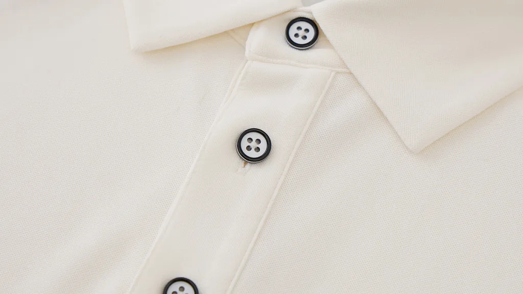 Mens White Polo Shirt 3 1