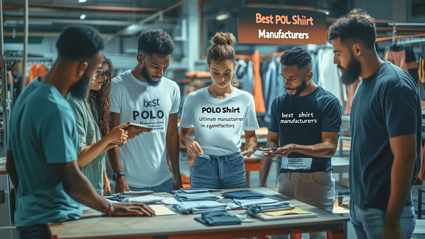 best POLO shirt manufacturer in a garment factory