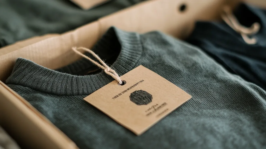 Custom Packaging for T Shirt Brands Branded packaging and tags for a startup T-shirt brand