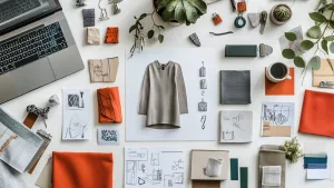 Clothing brand startup inspiration board