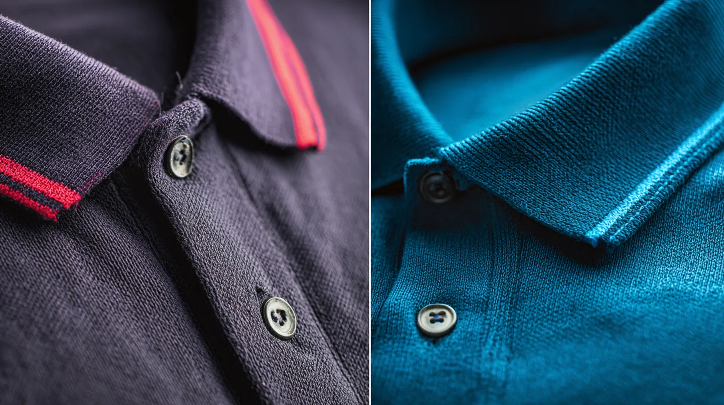 Visual comparison of cotton, polyester, and blended fabrics with associated production costs and textures.