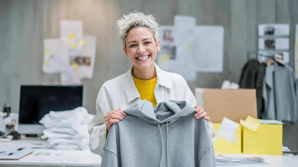 From Idea to Product Without a Tech Pack 1 First-time brand founder launching hoodie collection without a formal tech pack