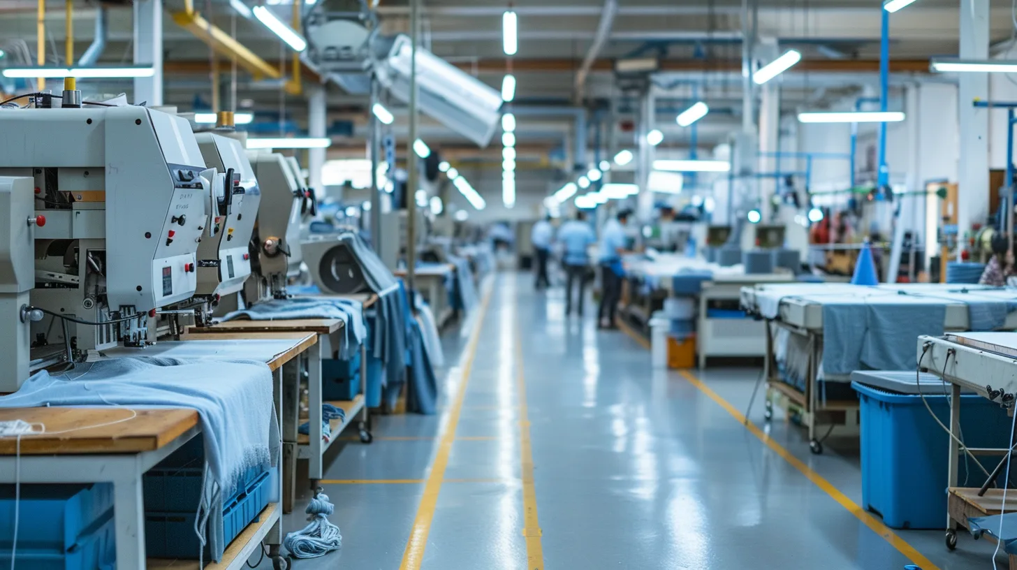 Professional OEM hoodie manufacturer at work in Ninghow’s production line