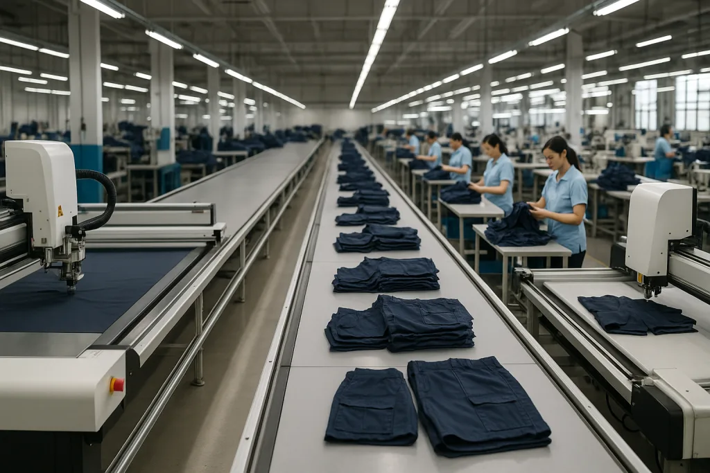 automated cutting sewing lines inline qc automated cutting sewing lines inline qc