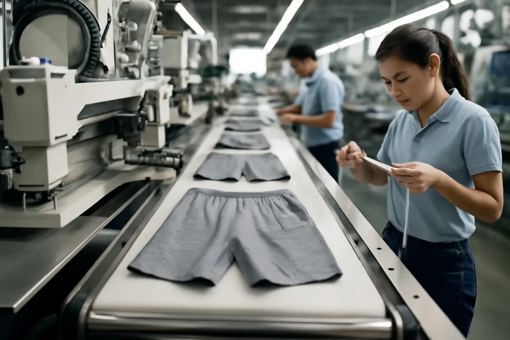 automated sewing qc shorts automated sewing qc shorts
