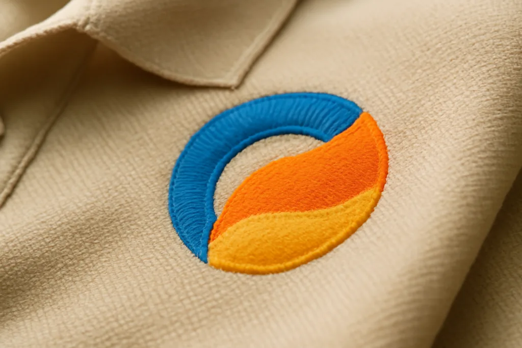 embroidery print quality closeup embroidery print quality closeup