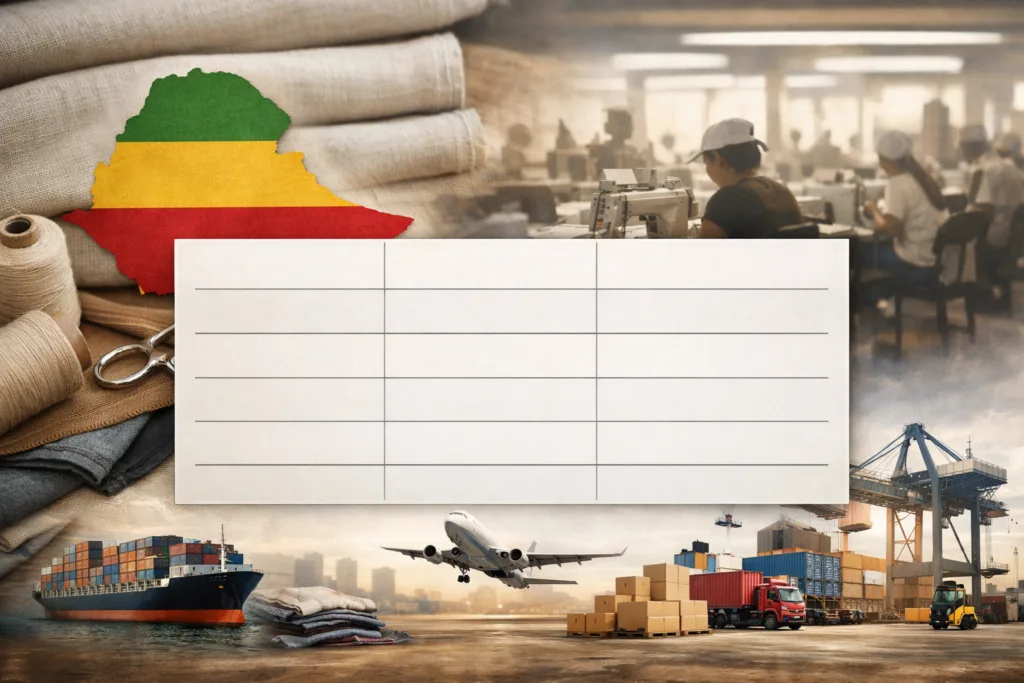 ethiopia se asia sourcing comparison ethiopia se asia sourcing comparison