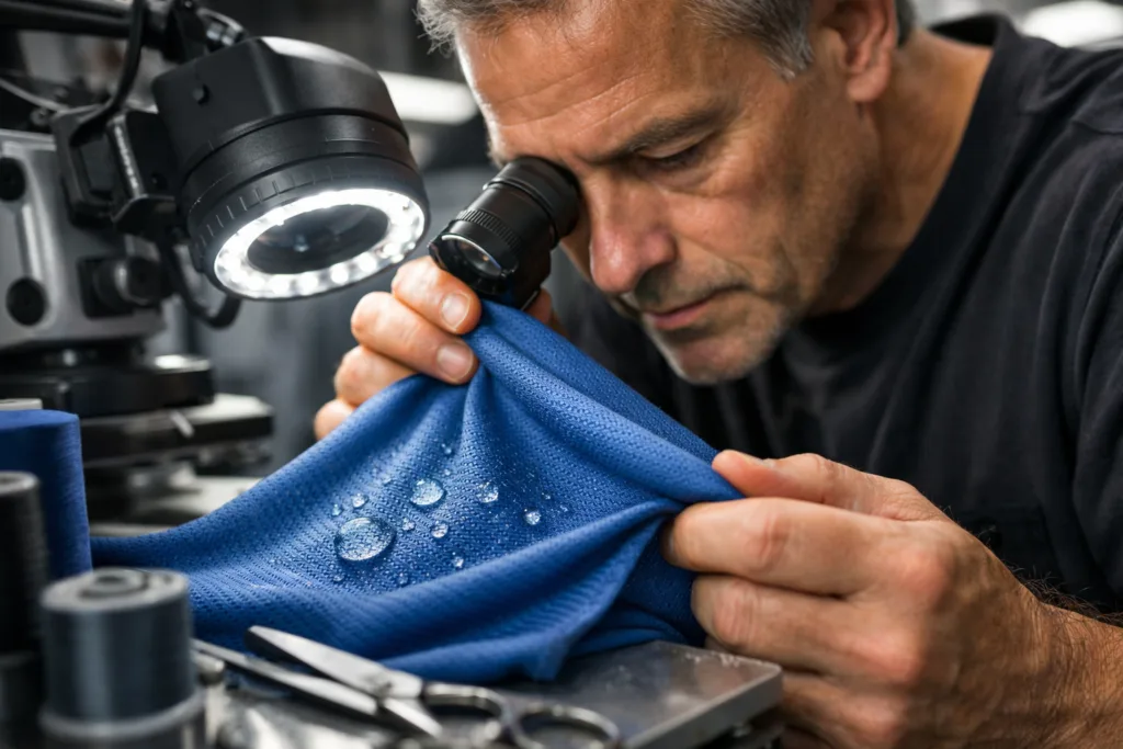 moisture wicking fabric inspection moisture wicking fabric inspection