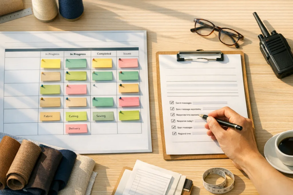 project communication checklist apparel office project communication checklist apparel office