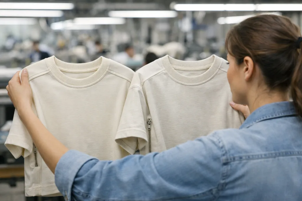 sample vs bulk quality clothing sample vs bulk quality clothing