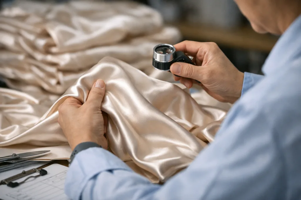 satin fabric quality control satin fabric quality control