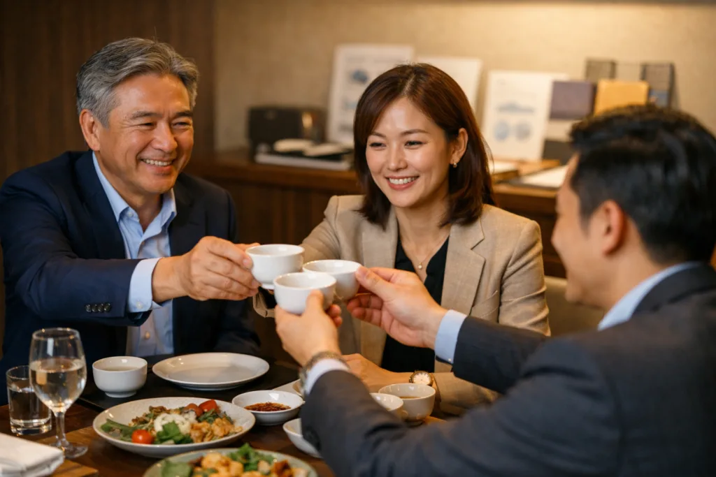 building guanxi supplier dinner building guanxi supplier dinner