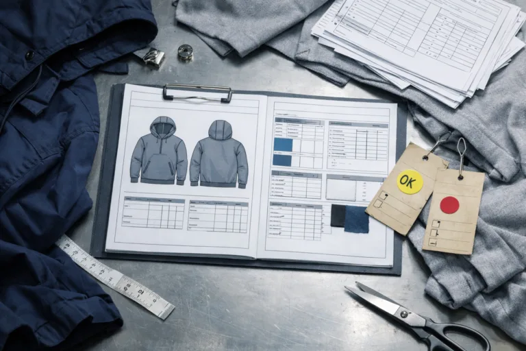 A well-lit, organized tech pack sets the stage for error-free apparel manufacturing and prevents production delays. Accurate tech packs reduce misunderstanding in garment factories.