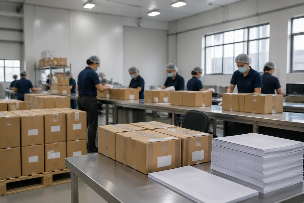 packing after qc shipping sample packing after qc shipping sample